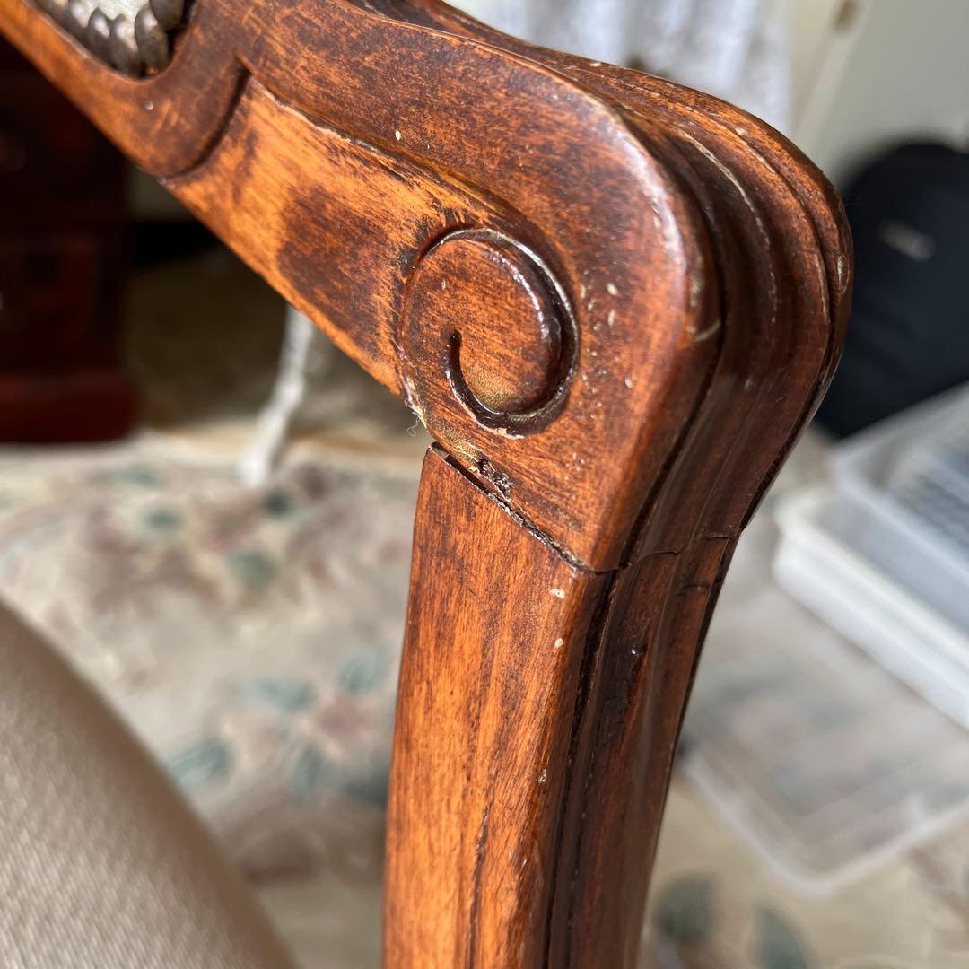 ③バラ売り不可　①〜④セット販売のみ　ロココ調 ゴブラン織り 猫脚　応接セット