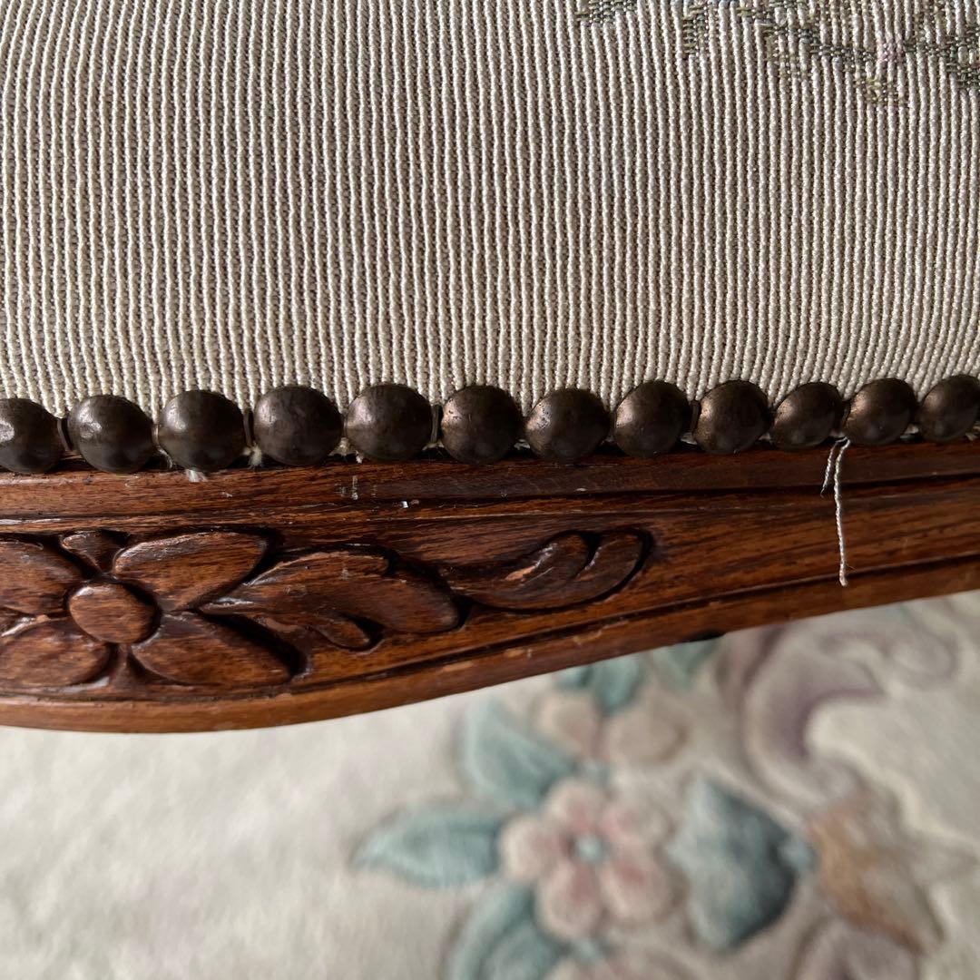 ③バラ売り不可　①〜④セット販売のみ　ロココ調 ゴブラン織り 猫脚　応接セット