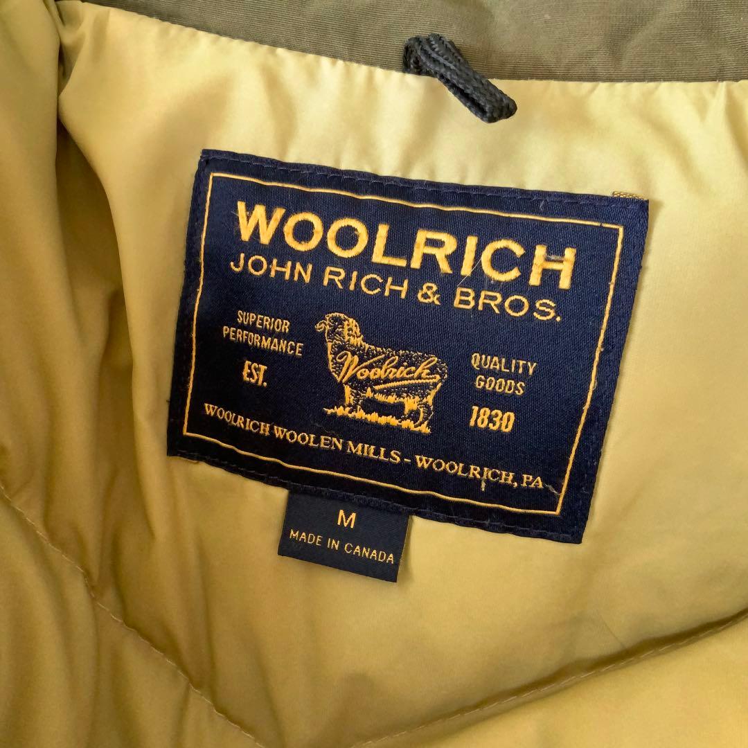 カナダ製 Woolrichウールリッチ アークティックパーカ Mダウン オリーブ