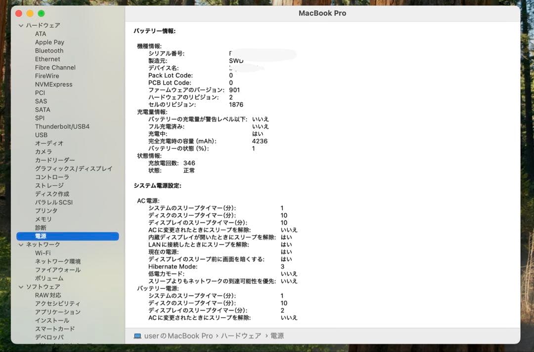 MacBook本体 Apple MacBook Pro 13 2019 i5/16GB/500GB
