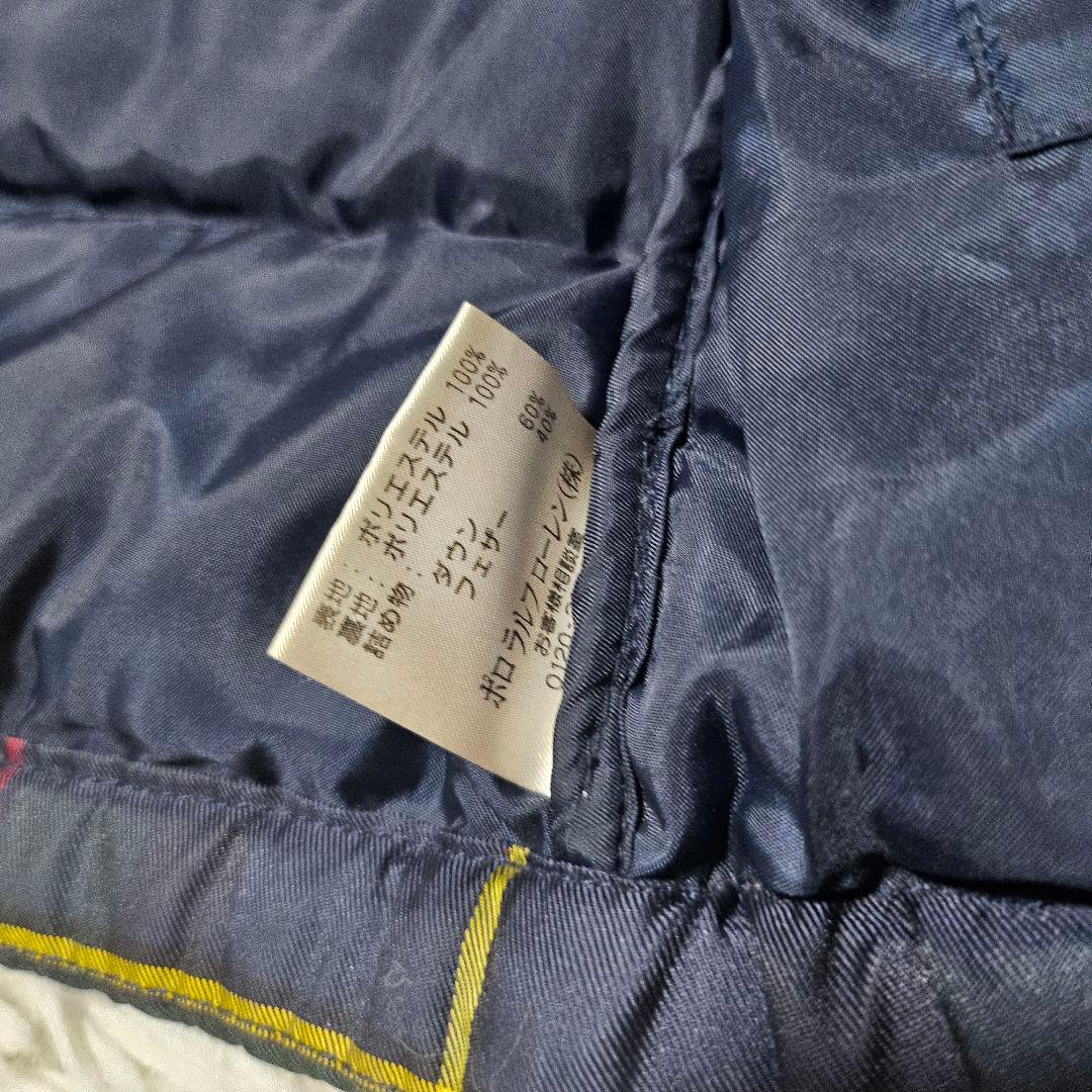 POLO RALPH LAUREN チェック ダウンジャケット 110