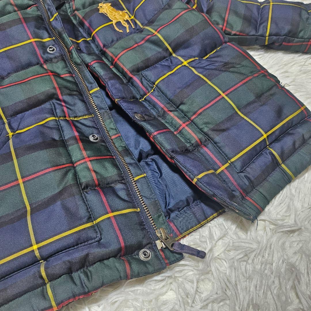 POLO RALPH LAUREN チェック ダウンジャケット 110