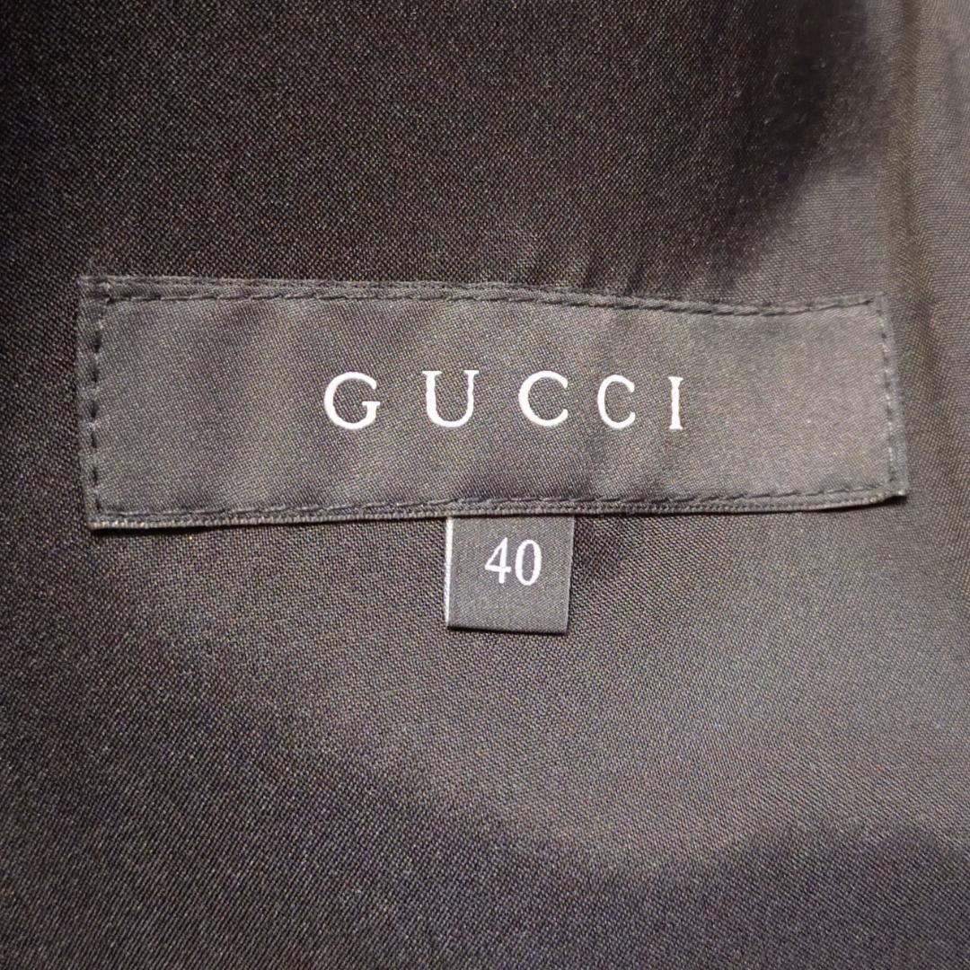 【GUCCI 】ケープコート◆ポンチョ◆バーガンディ・ワインレッド◆美品