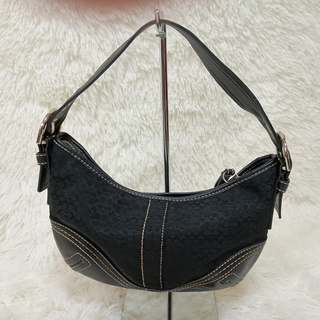 コーチ COACH ショルダーバッグ ミニシグネチャー レザーキャンバス2154