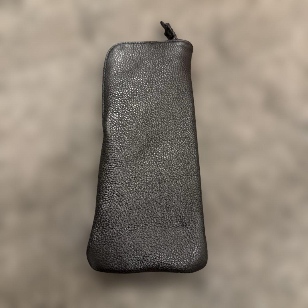 クロムハーツ　黒いレザー メガネケース