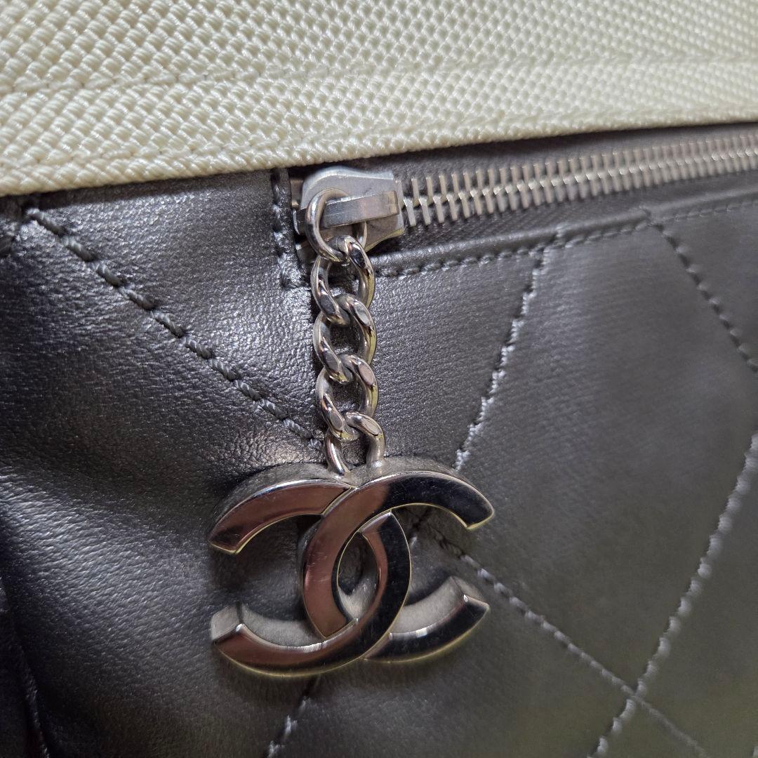 CHANEL パリビアリッツGM トートバック コーティングキャンバス