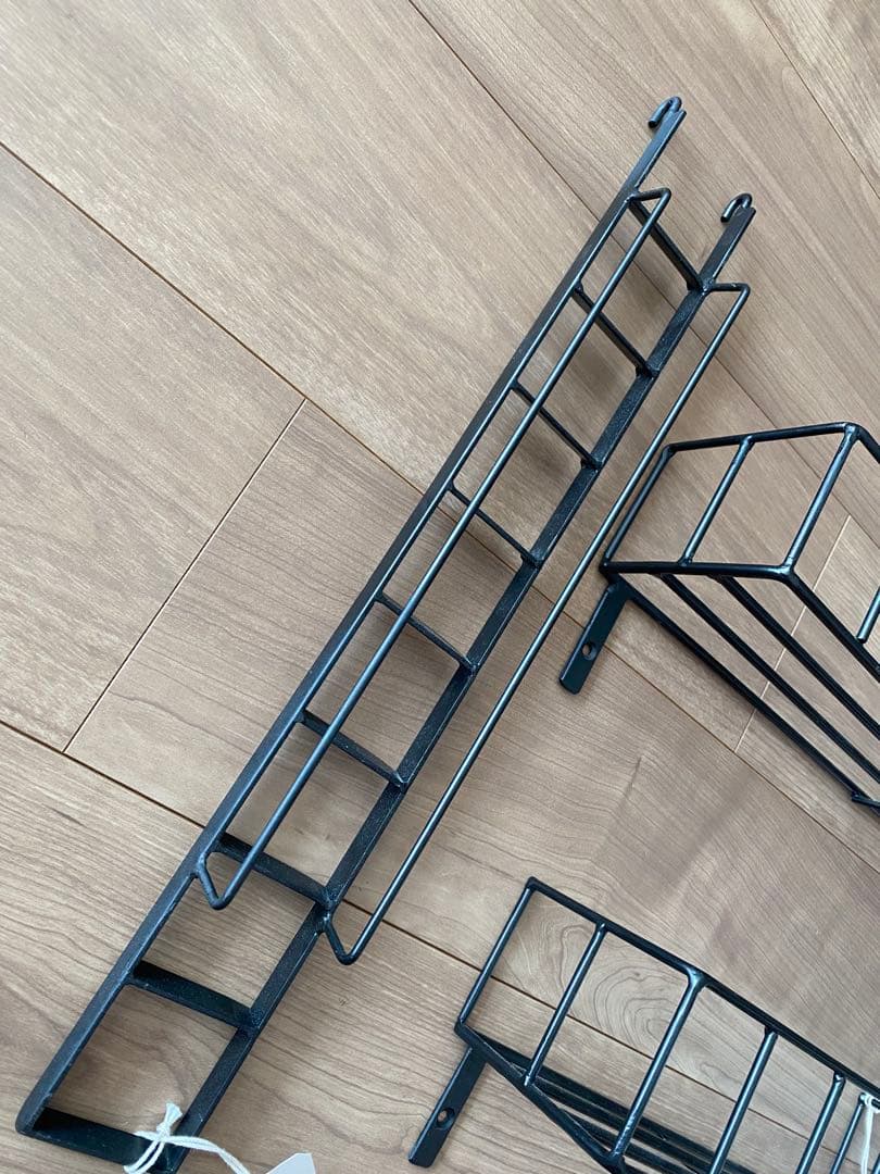 【FIRE ESCAPE】未使用 3点セット 壁面 ディスプレイ 収納 アイアン