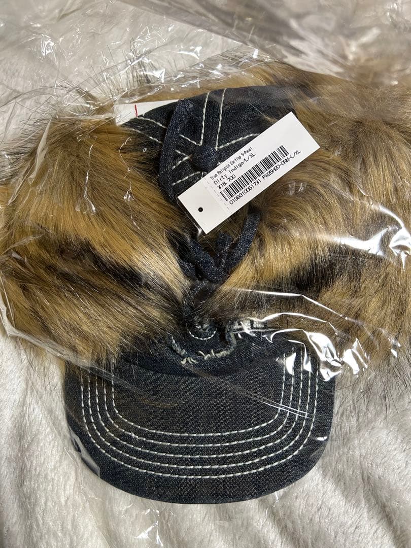 シュプリーム×トゥルーレリジョン イヤ フラップ5パネルキャップ　25aw