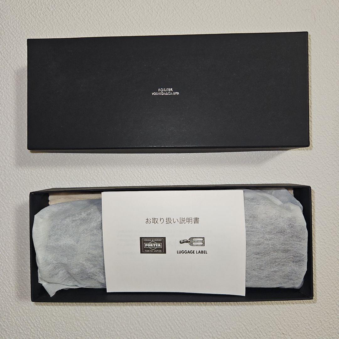 PORTER ダークブラウン レザー ペンケース