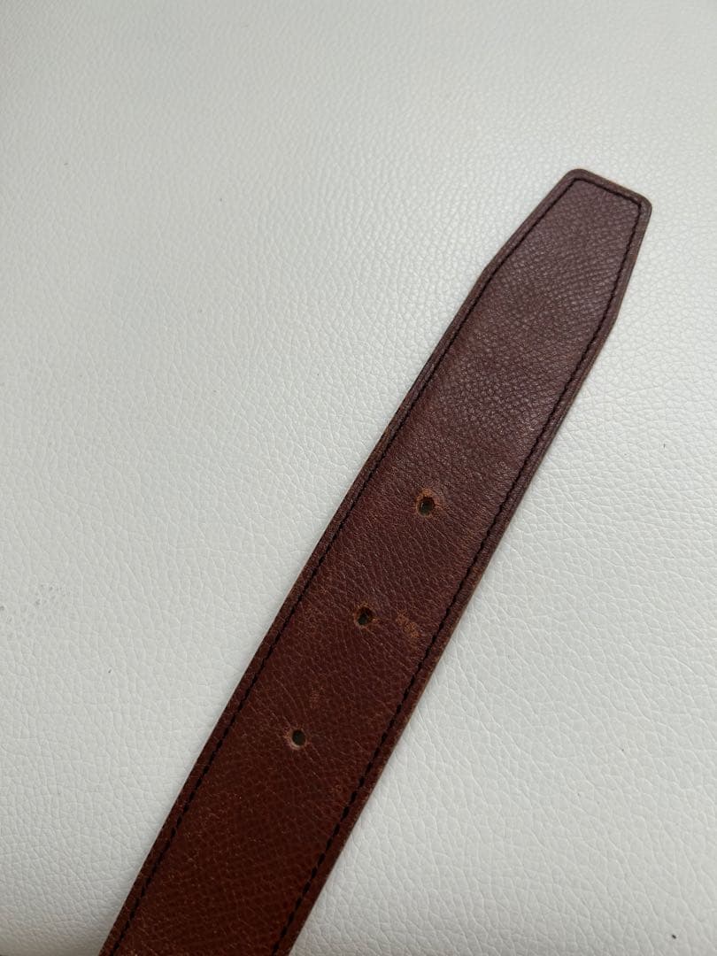 再度値下げしました　HERMES コンスタンス　ブラウン ベルト サイズ63