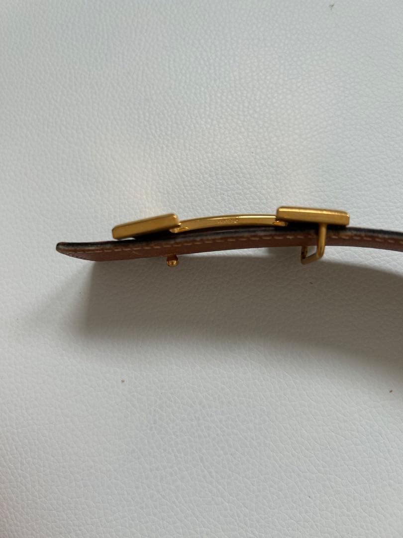 再度値下げしました　HERMES コンスタンス　ブラウン ベルト サイズ63
