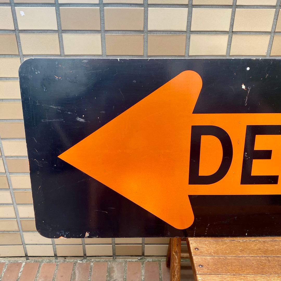 DETOUR★ロードサイン看板★大判122cm★ビンテージUSAアメリカ雑貨