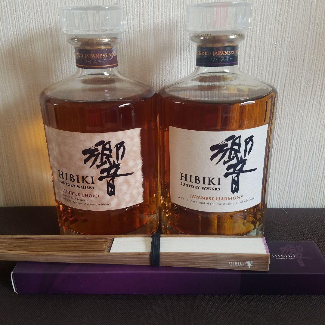 新品。響JPハーモニー & ブレンダーズチョイス 各1本。響オリジナル扇子付き