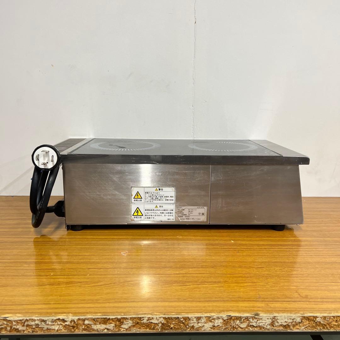 【中古／現状】IH縦型2連コンロ DL60TBY02 単相200V