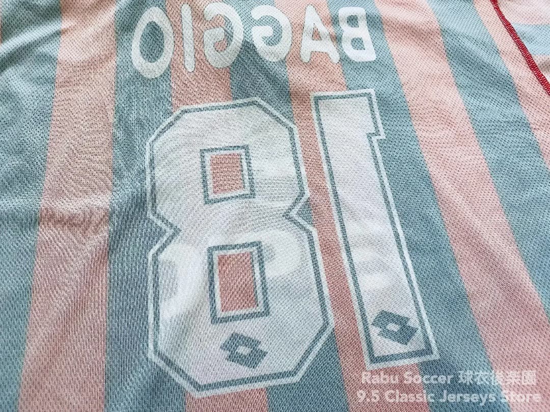 ACミラン 96/97 ホーム ユニフォーム #18 バッジョ 選手仕様