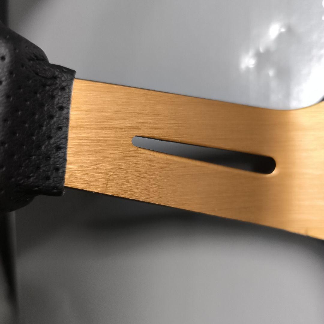 NARDIナルディタイプ　ステアリング ゴールド350mm 　ディープ75mm