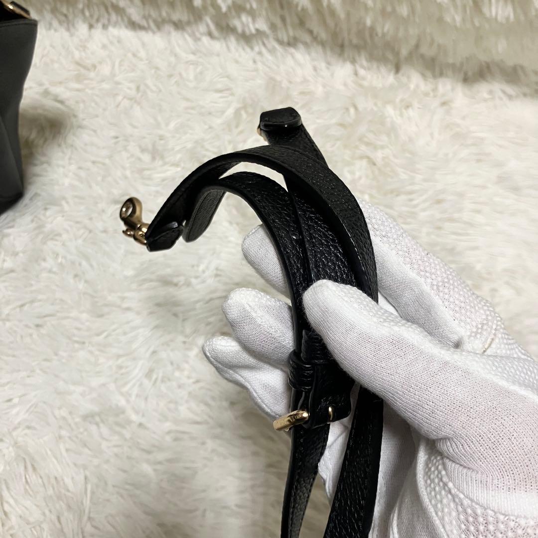 COACH ハドリー ホーボー 2way ショルダーバッグ チャーム レザー