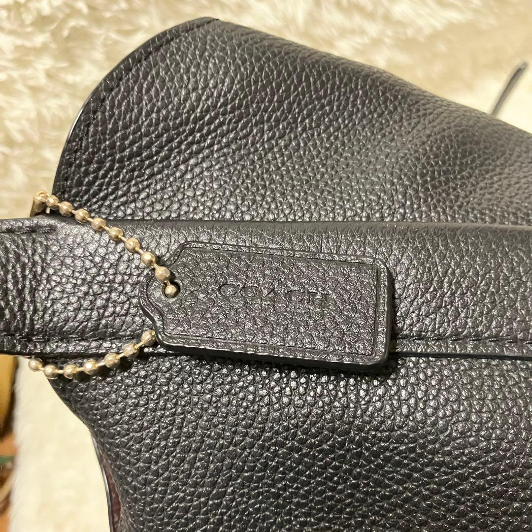 COACH ハドリー ホーボー 2way ショルダーバッグ チャーム レザー