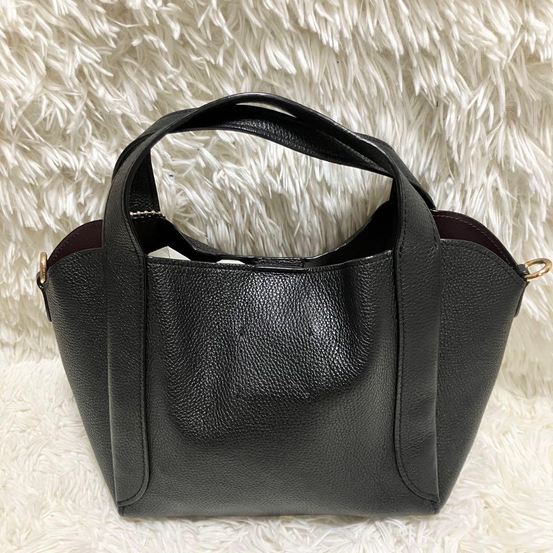 COACH ハドリー ホーボー 2way ショルダーバッグ チャーム レザー