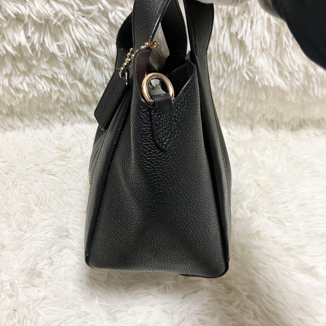 COACH ハドリー ホーボー 2way ショルダーバッグ チャーム レザー