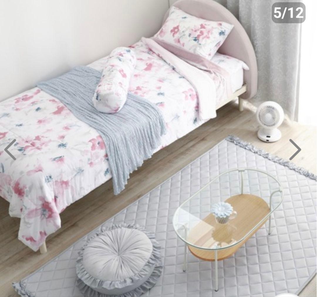 ★新品未使用★フランフラン　ふわろ　掛け布団　フラワーピンク　シングル　冷感