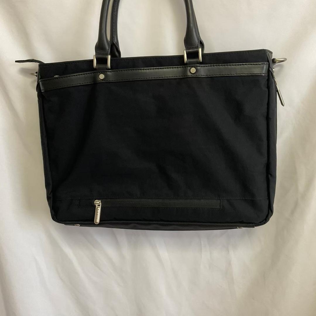 Paul Smith ビジネスバッグ パンチング レザーデザイン ナイロン