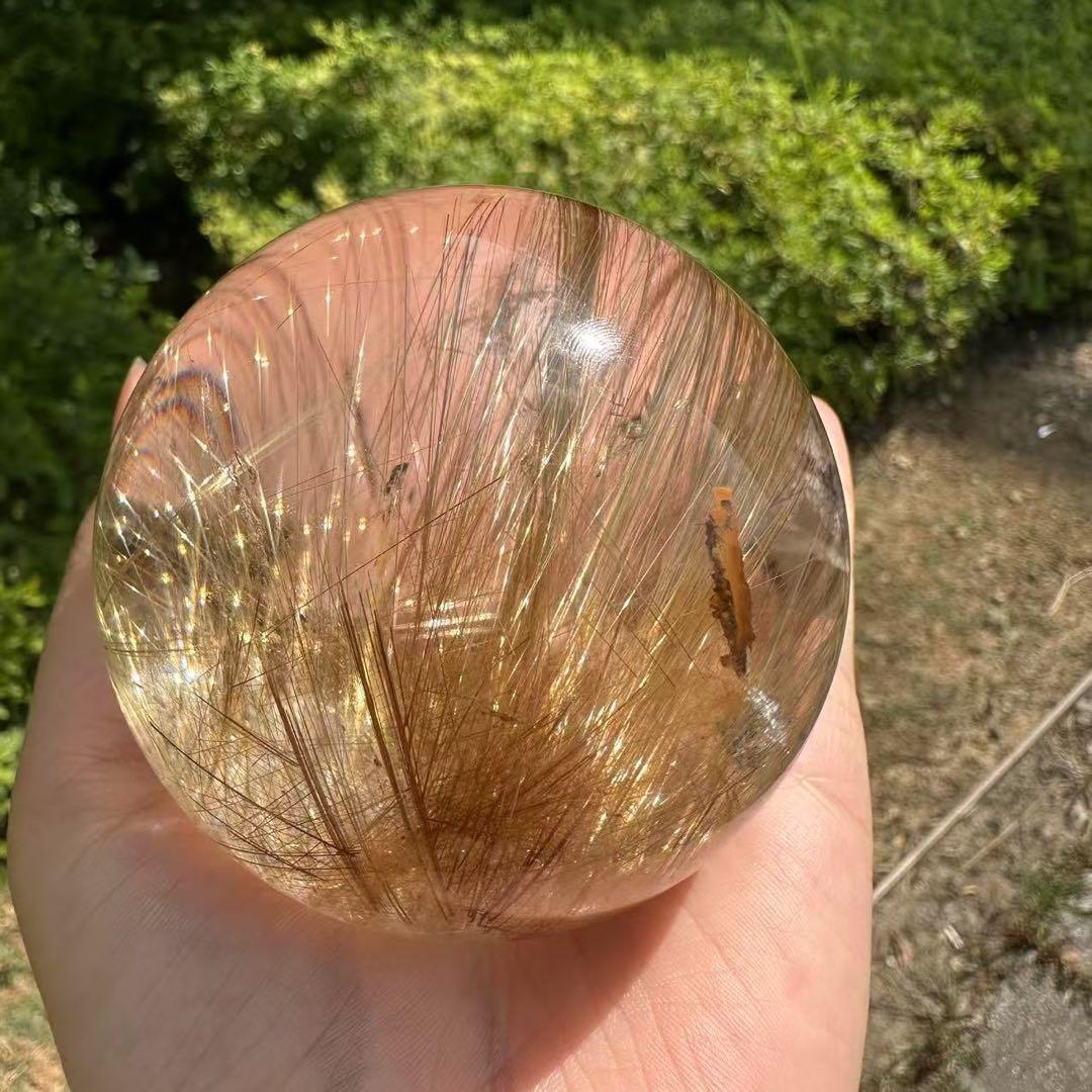 ⭐︎【極上品】タイチンクオーツ 置物 70mm