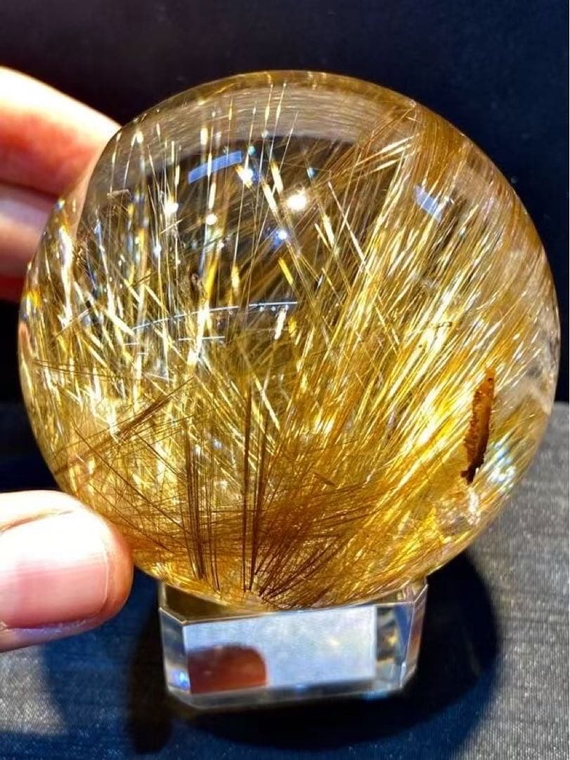 ⭐︎【極上品】タイチンクオーツ 置物 70mm