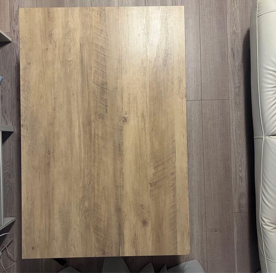 ナチュラルウッドニトリ長方形こたつテーブル＋毛布セット