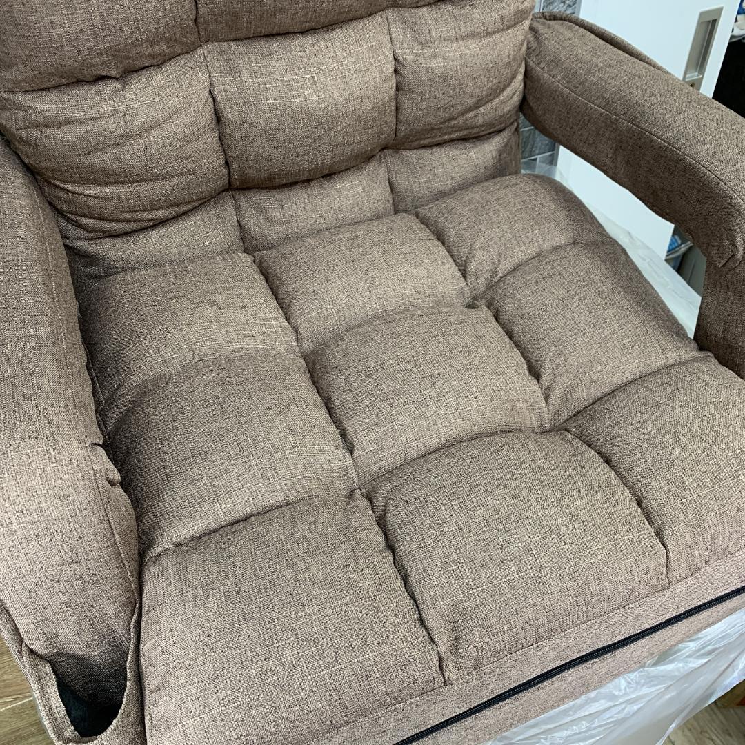 新品　座椅子 肘掛け サイドポケット付き　4way　リクライニング 42段ギア