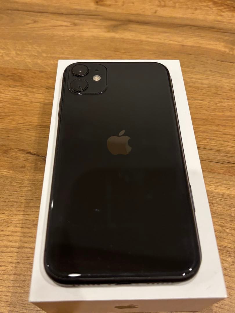 iPhone11 128GBブラック simフリー　本体 箱付き