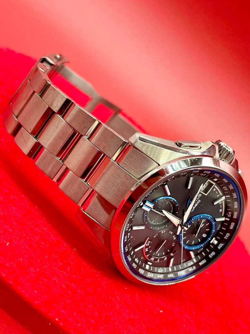 オシアナス　CASIO T2600 電波ソーラー　メンズ　腕時計