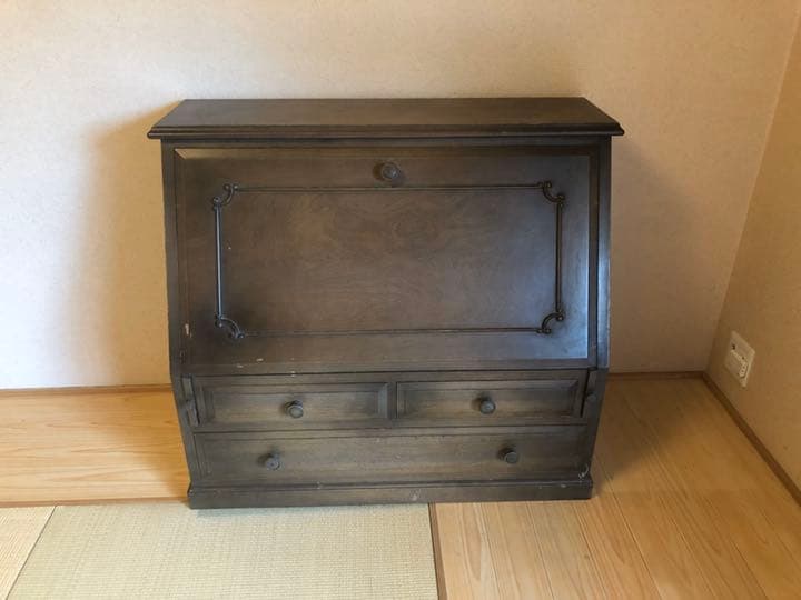 【お写真追加しました☆】和アンティーク机・棚