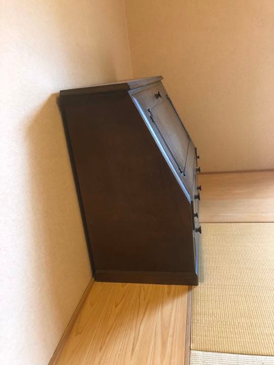 【お写真追加しました☆】和アンティーク机・棚