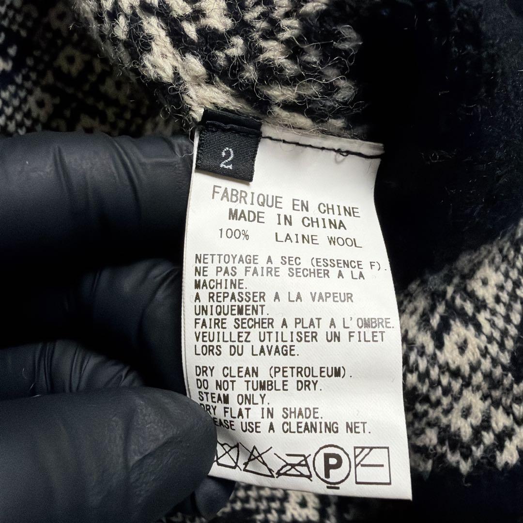 美品 Y's ヨウジヤマモト フリンジ 変形 ニット ベスト ポンチョ ストール