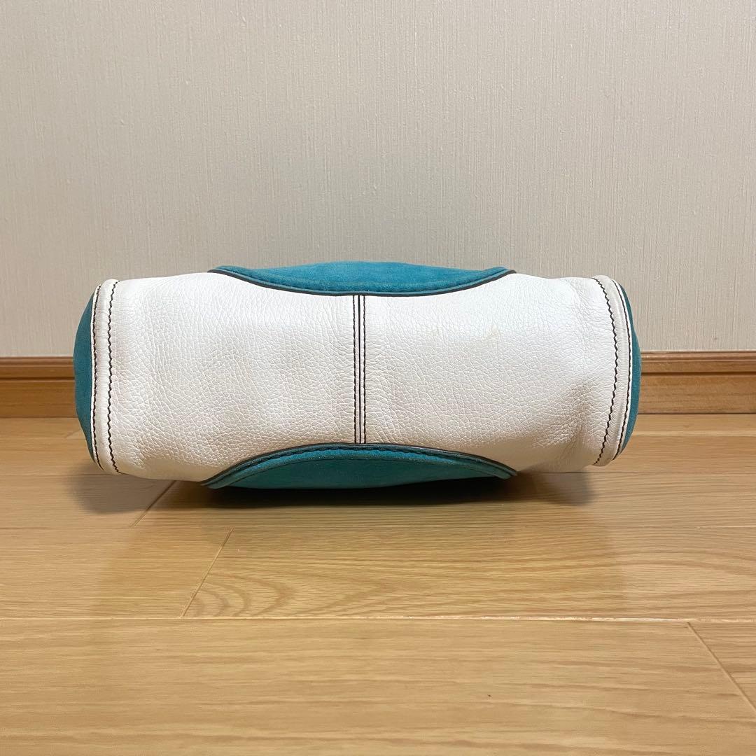 トッズ ショルダーバッグ 肩掛け ワンハンドルバッグ バイカラー 保存袋付き