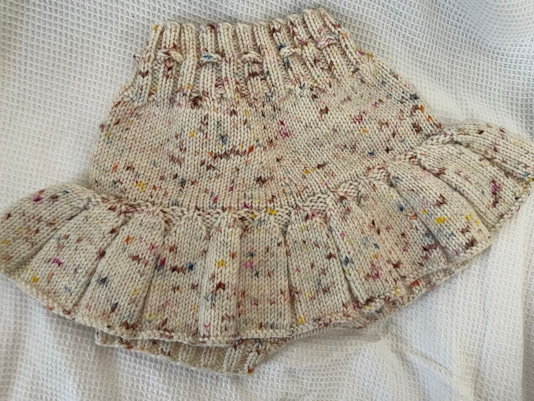 【美品】misha&puff スカート　スケポン 2y-3y メリノウール