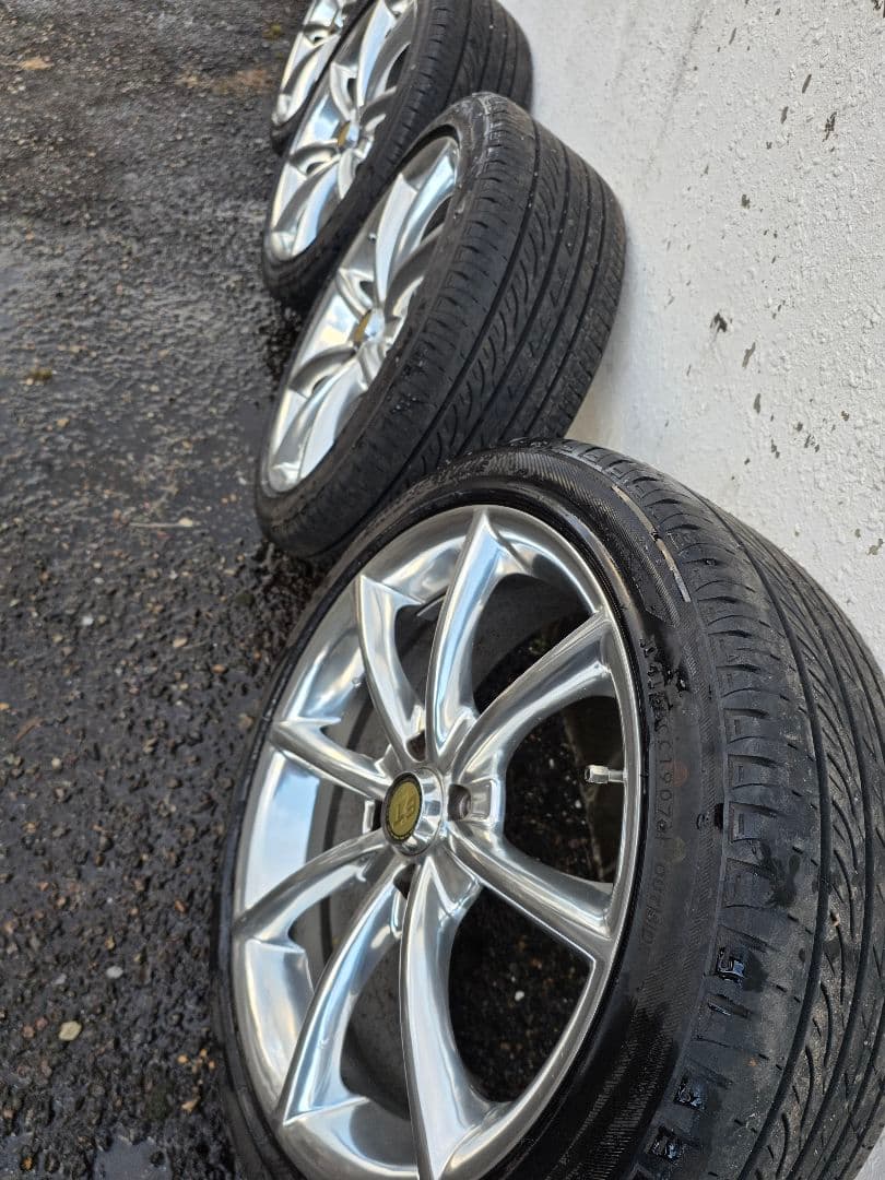 17インチ ホイールセット 205/45r17 4h pcd100