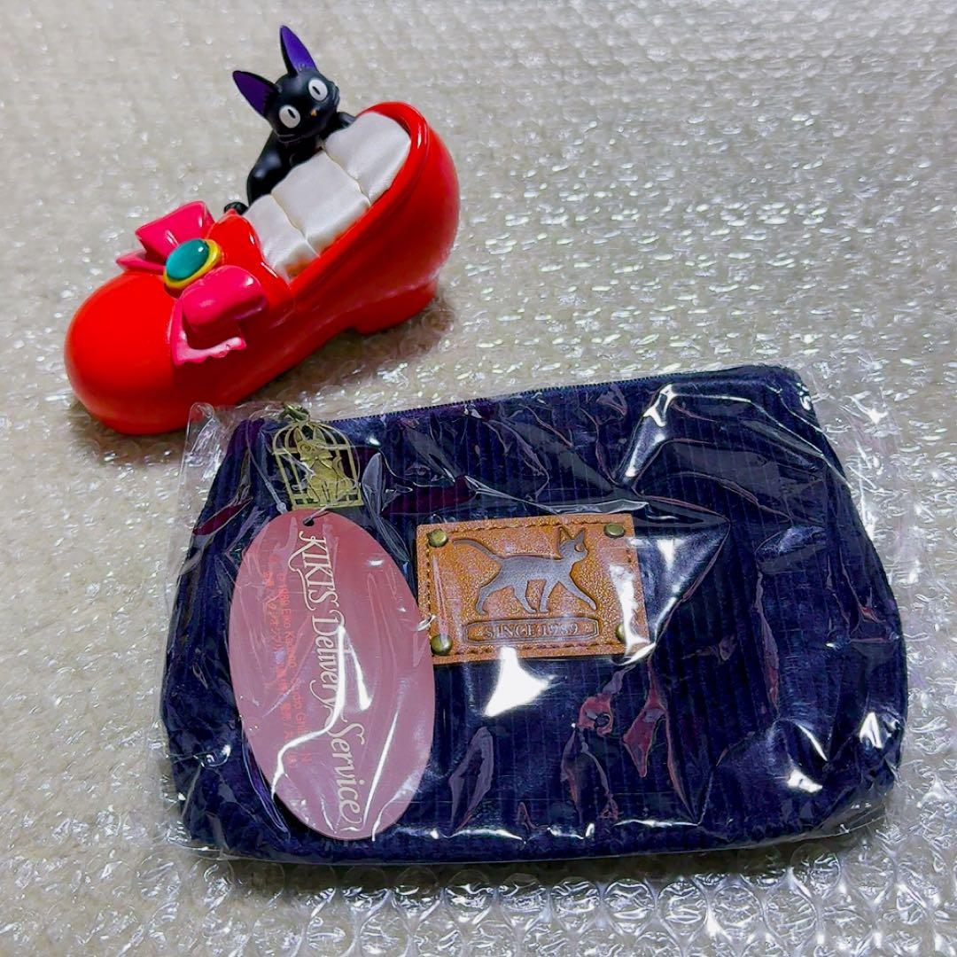 魔女の宅急便 リングスタンド フィギュア コーデュロイ ポーチ ジジ トトロ