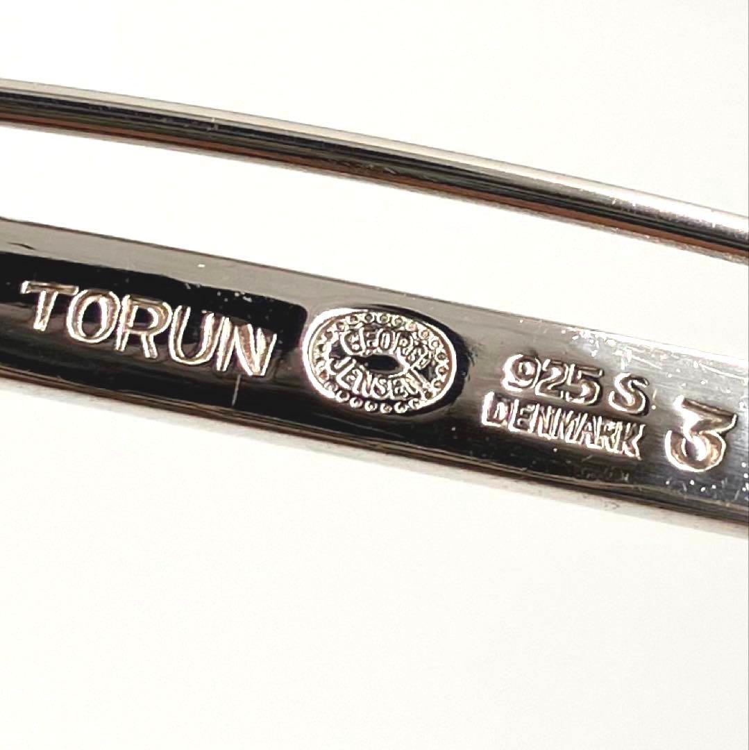 ジョージジェンセン #377 925S TORUN ヴィヴィアンナ ブローチ