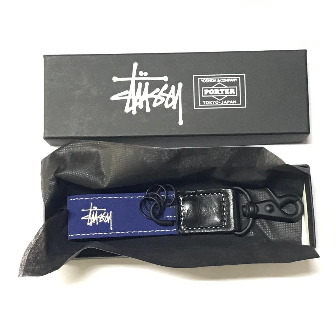 STUSSY × PORTER KEY HOOKS ネイビー キーフック