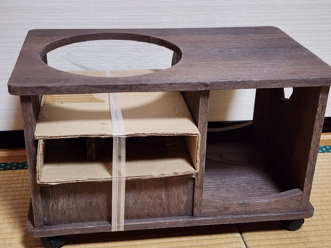 お座敷ワゴンキャスター付きポットワゴン和風和室