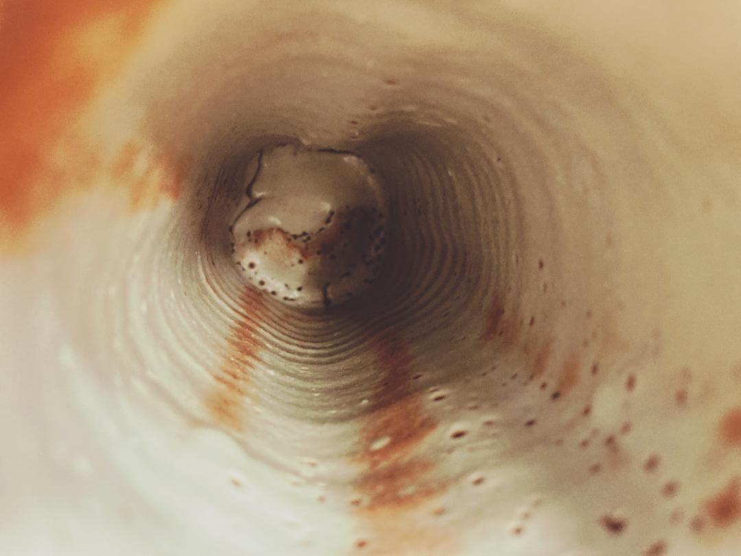 【値下] 人間国宝 加藤貞男 鼠志野 花入 【真作保証】