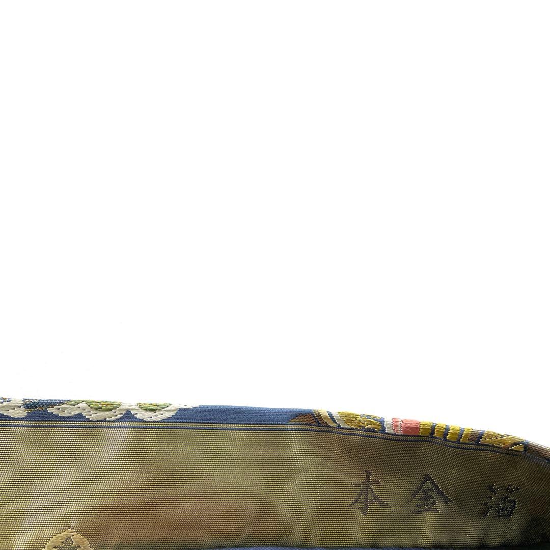 専用帯5031 ●高級 正絹 円鳳唐花文 本金箔 六通 袋帯