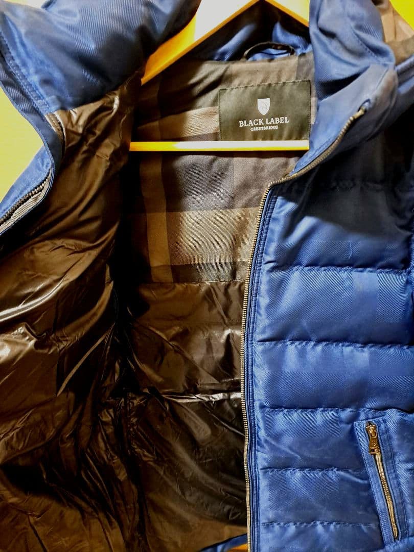 クロさん専用　シャドーチェックダウン　ブラックレーベルクレストブリッジ