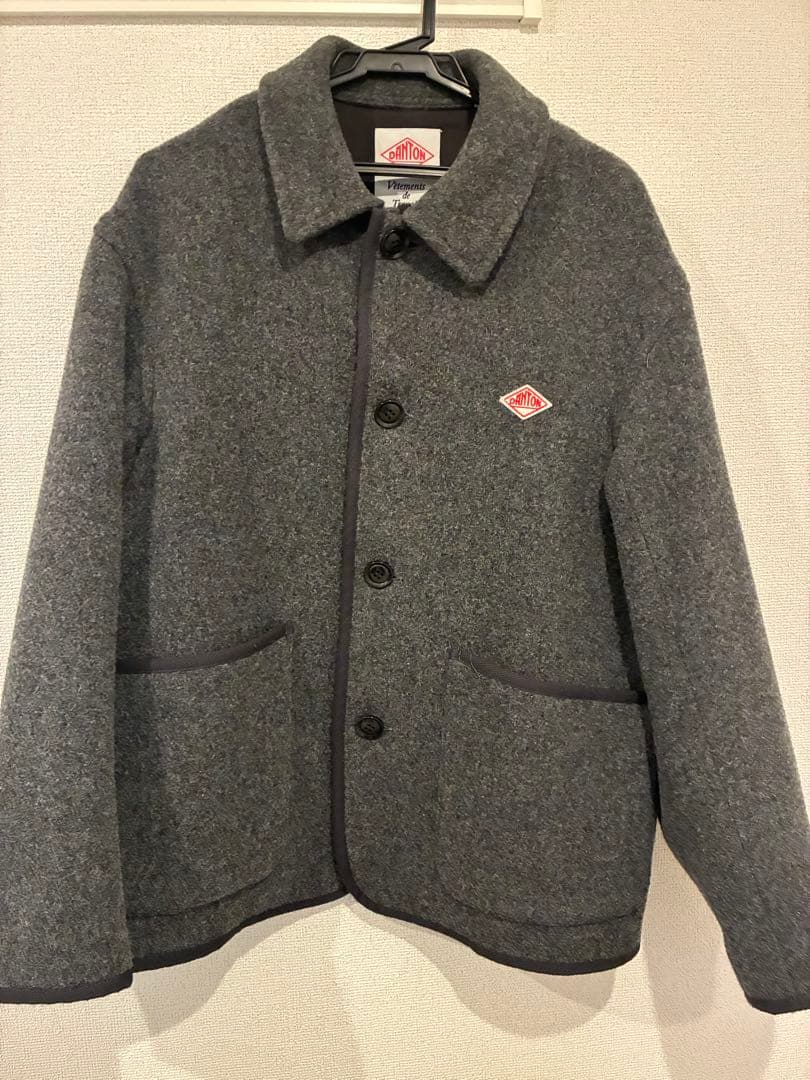 DANTON ダントンウールライトパイル カバーオールジャケット