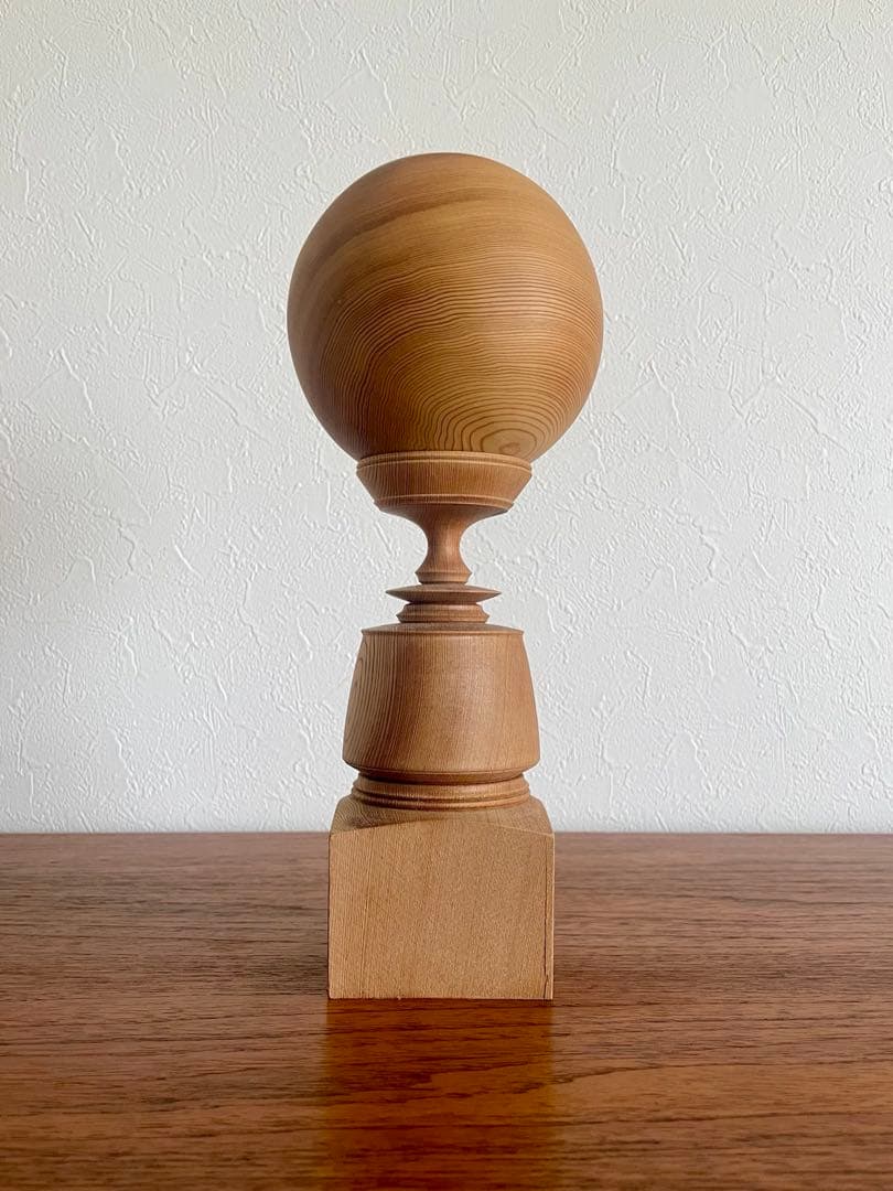 市川岳人　杢星　M1 木工　作家　置物　木製オブジェ　オブジェ