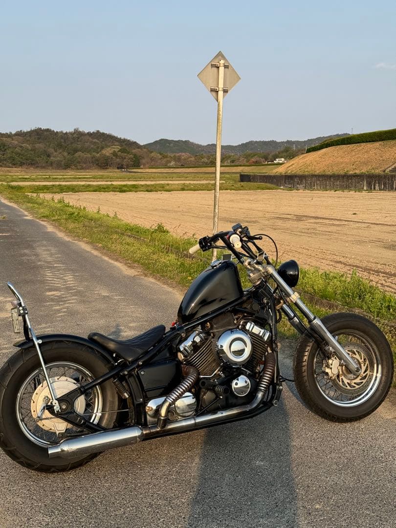 ドラッグスター400クラシック2in1マフラー