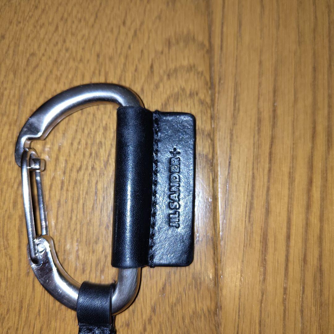 JIL SANDER+ カラビナ付きレザーキーホルダー