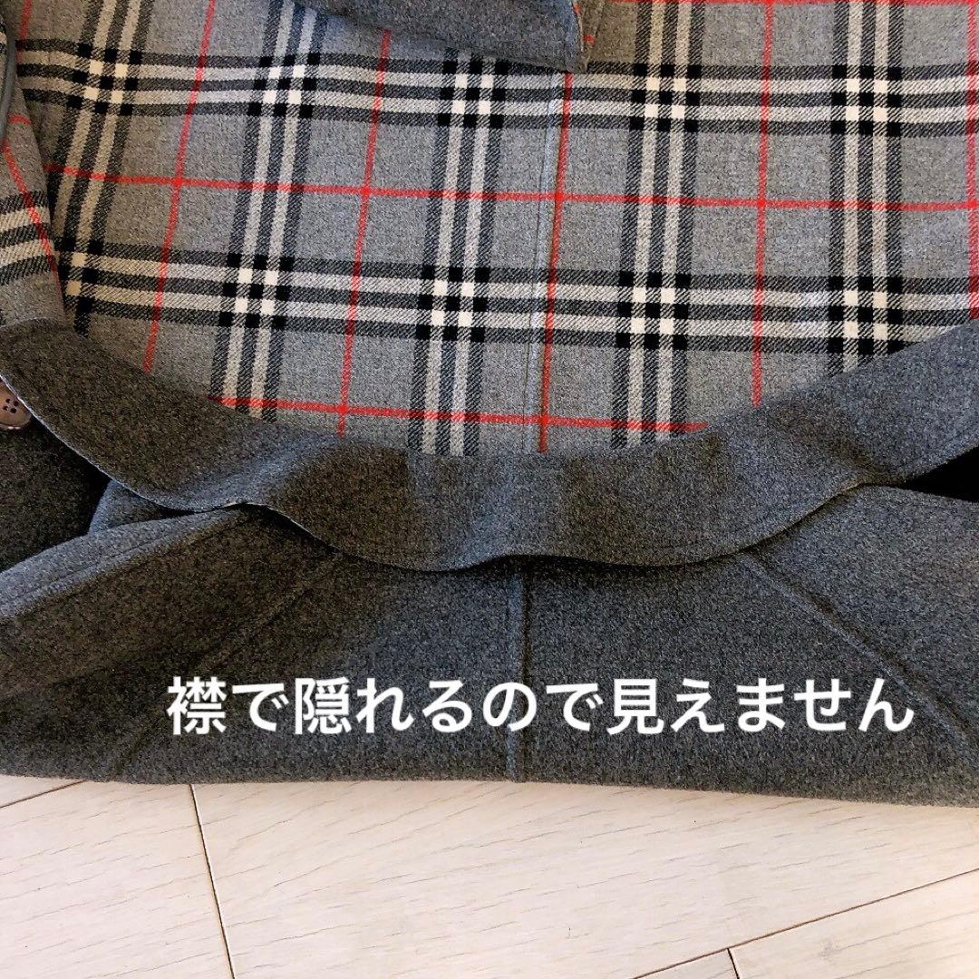 希少♦︎Burberrys ピーコート ダブルフェイス カシミア混 ウール グレー